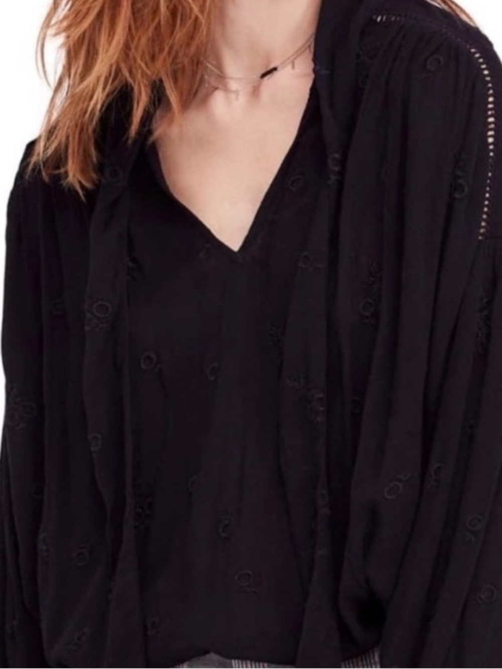 Free people wishful moments embroidered Blouse, small - Picture 4 of 10